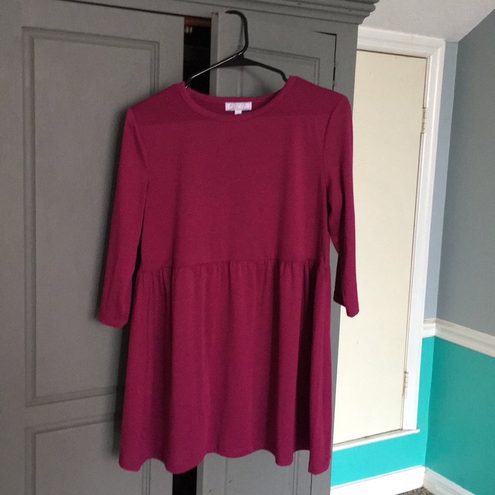 Maroon/Purple Blouse.